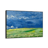 Campos de trigo bajo nubes de tormenta, Vincent Van Gogh