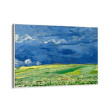 Campos de trigo bajo nubes de tormenta, Vincent Van Gogh