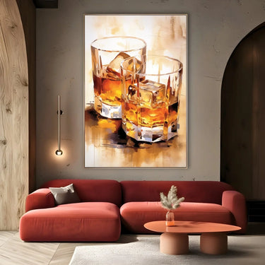 Quadro Stampa su Tela Whisky Elixir - CupidoDesign