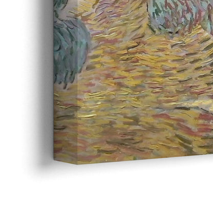 Fehér házikó olajfák között, Vincent Van Gogh